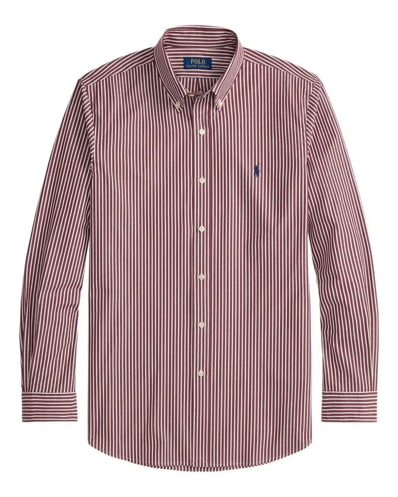 Ralph Lauren Gestreiftes Button-down-Hemd - Rot Rot