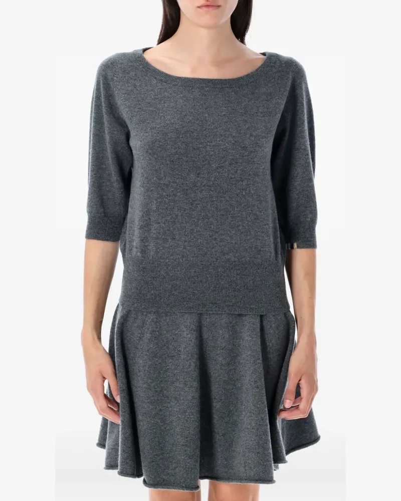 extreme cashmere Marianne Oberteil aus Kaschmir - Grau Grau