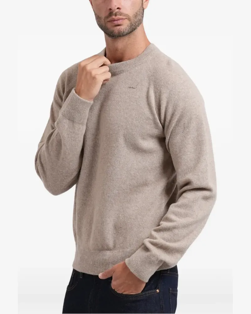 K-Way Fragan Pullover mit Logo-Patch - Nude Nude