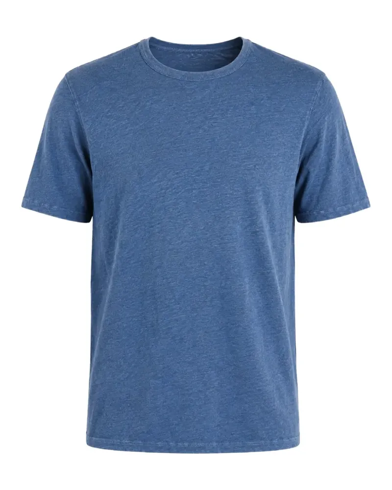 Hartford crew-neck linen T-shirt - Blau Blau
