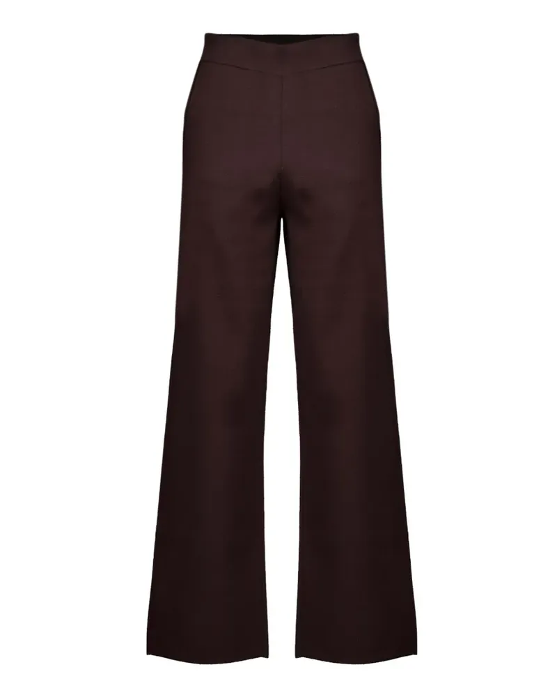 Max Mara Hose mit geradem Bein - Braun Braun