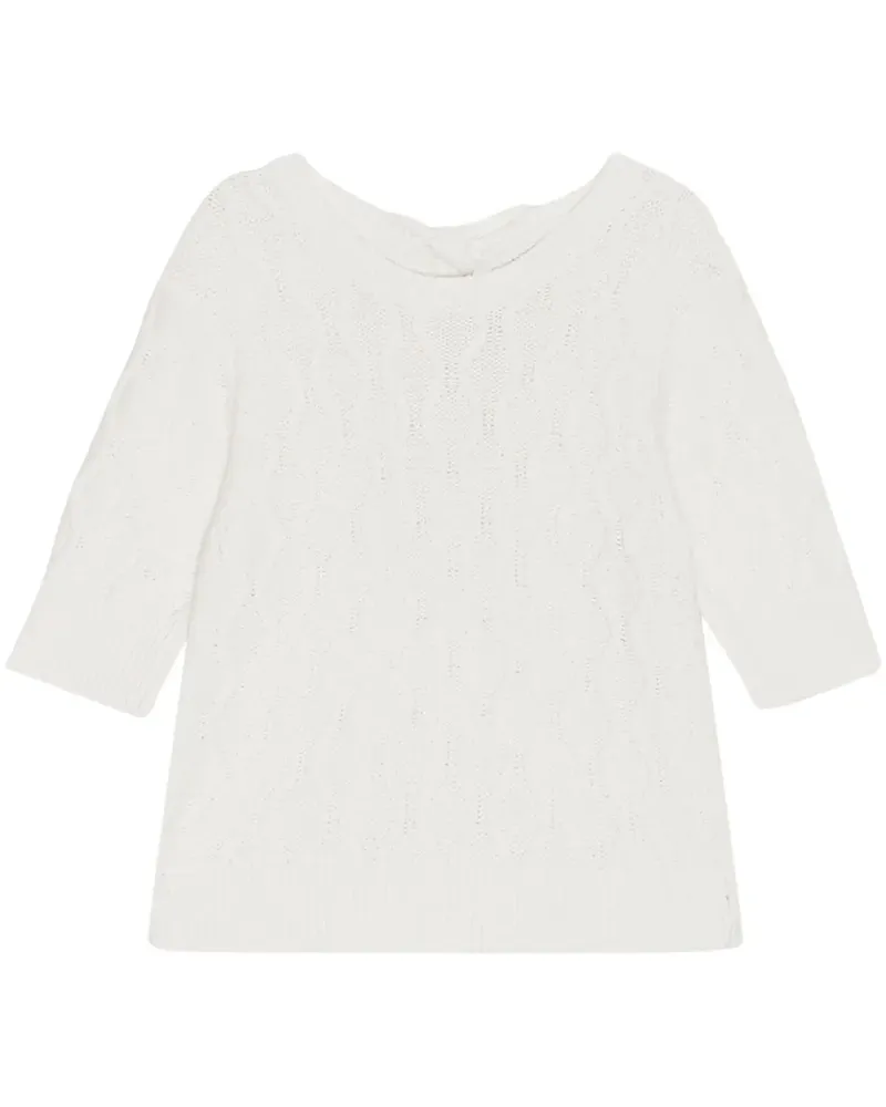 Ganni Klassisches T-Shirt - Weiß Weiß
