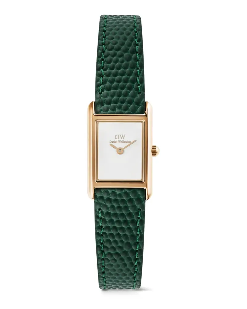 Daniel Wellington Bound Mini Armbanduhr 17x25mm - Weiß Weiß