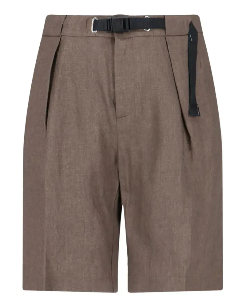 PLAN C belt trousers - Braun Braun