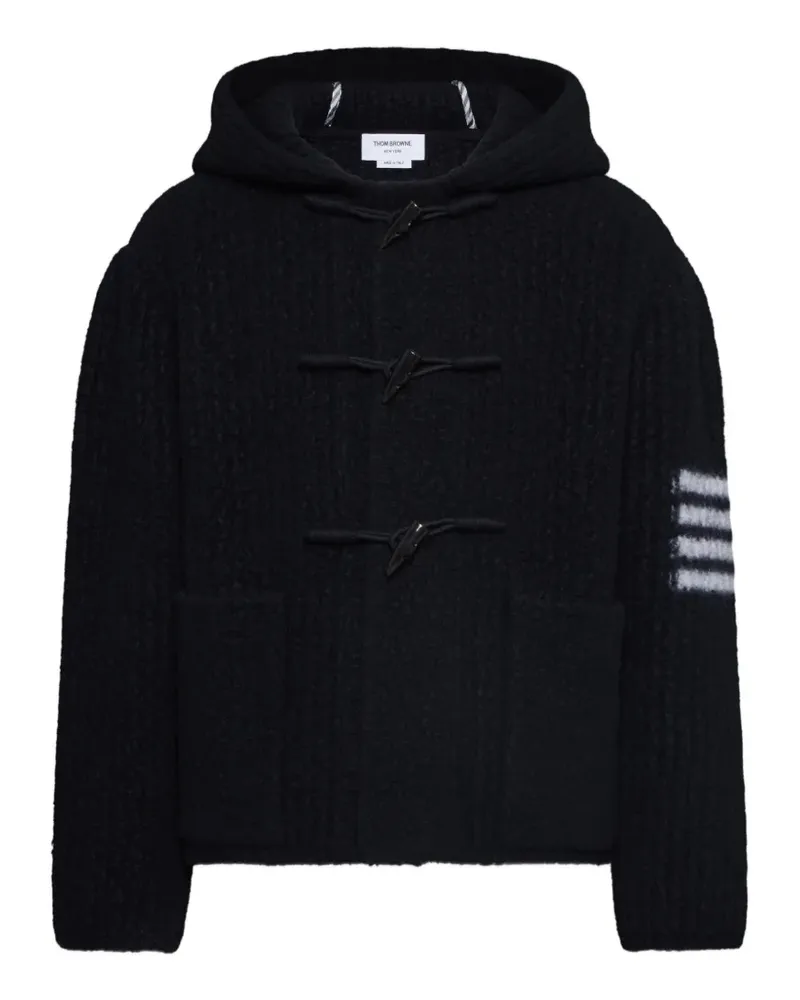 Thom Browne Jacke mit Knebelverschlüssen - Schwarz Schwarz