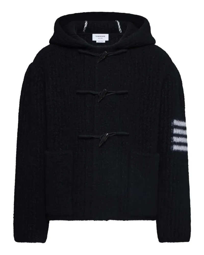 Thom Browne Jacke mit Knebelverschlüssen - Schwarz Schwarz