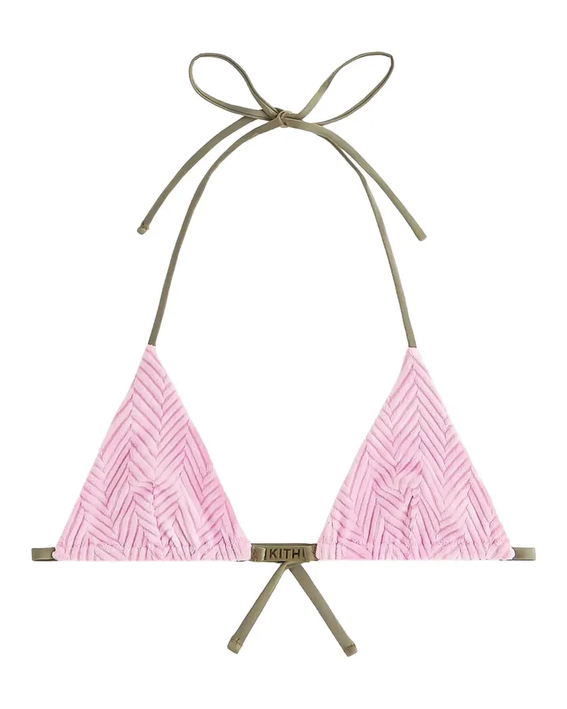 KITH Talia II Bikinioberteil mit Monogramm - Rosa Rosa