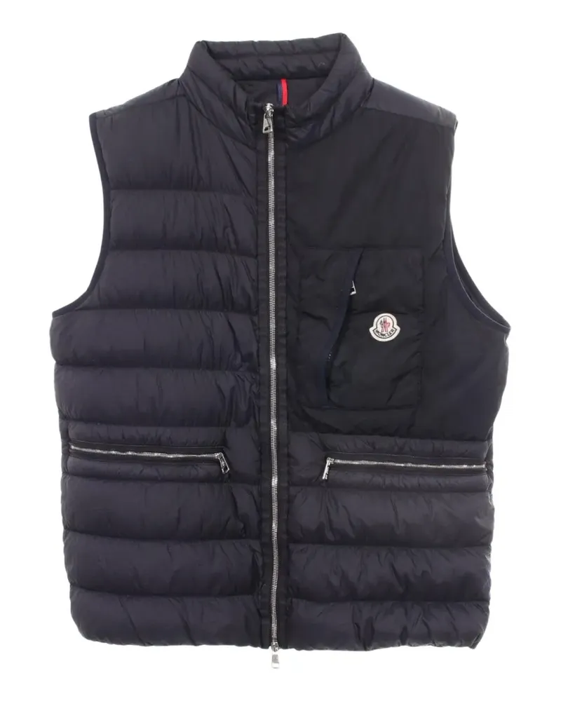 Moncler 2010s Capy wattierte Weste - Schwarz Schwarz