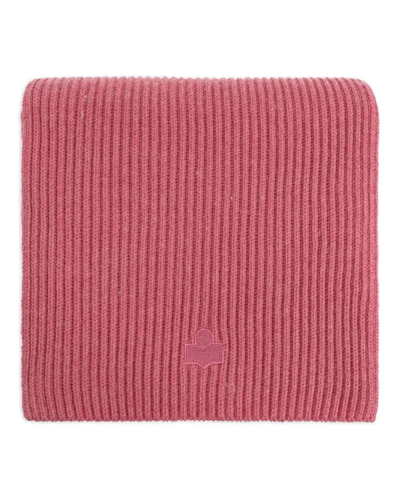 Isabel Marant Marion ribbed-knit scarf - Rosa Rosa