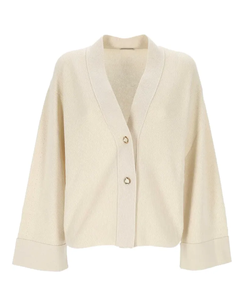 AGNONA Cardigan mit Knöpfen - Nude Nude