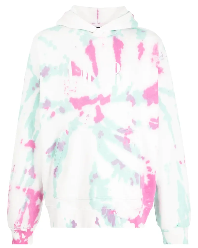 Amiri Hoodie mit Batik-Print - Weiß Weiß