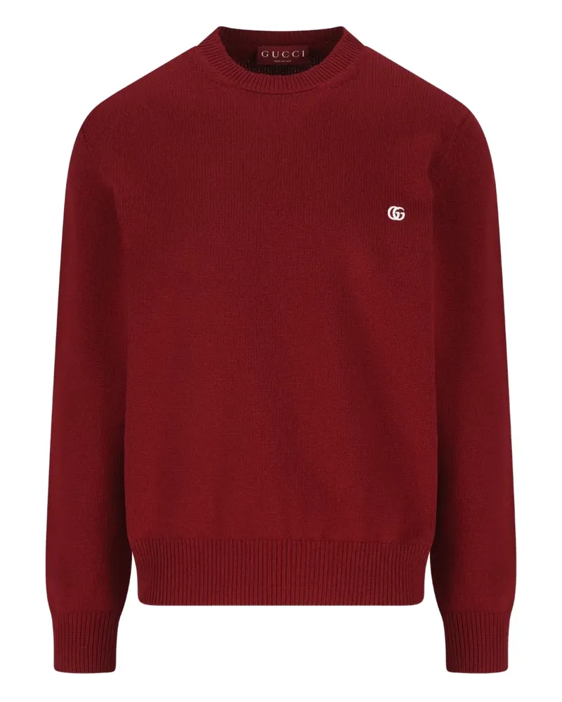 Gucci embroidery crew-neck sweater - Rot Rot