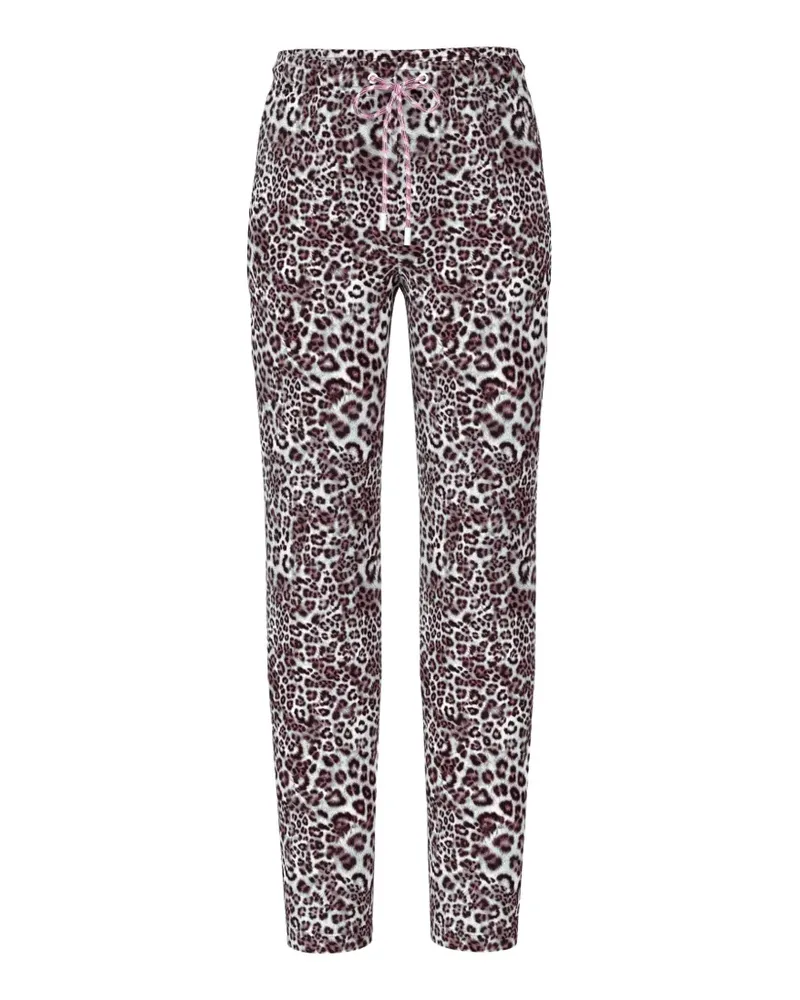 Marc Cain Hose mit Animal-Print - Weiß Weiß