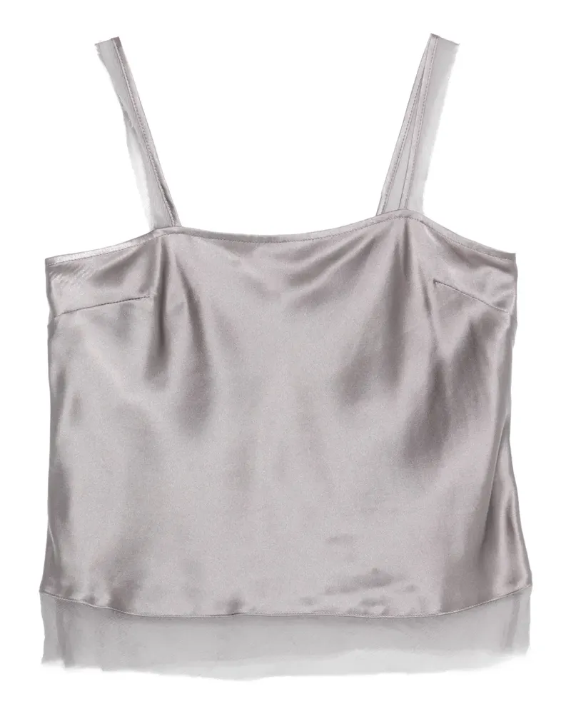 The Garment silk-satin top - Grau Grau