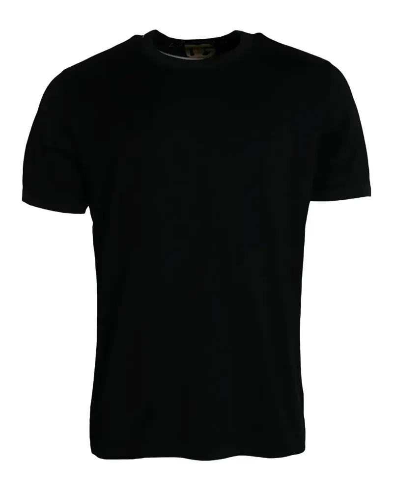 Dolce & Gabbana T-Shirt mit Rundhalsausschnitt - Schwarz Schwarz