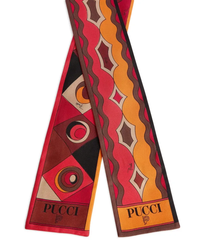 Emilio Pucci Schal mit geometrischem Print - Rot Rot