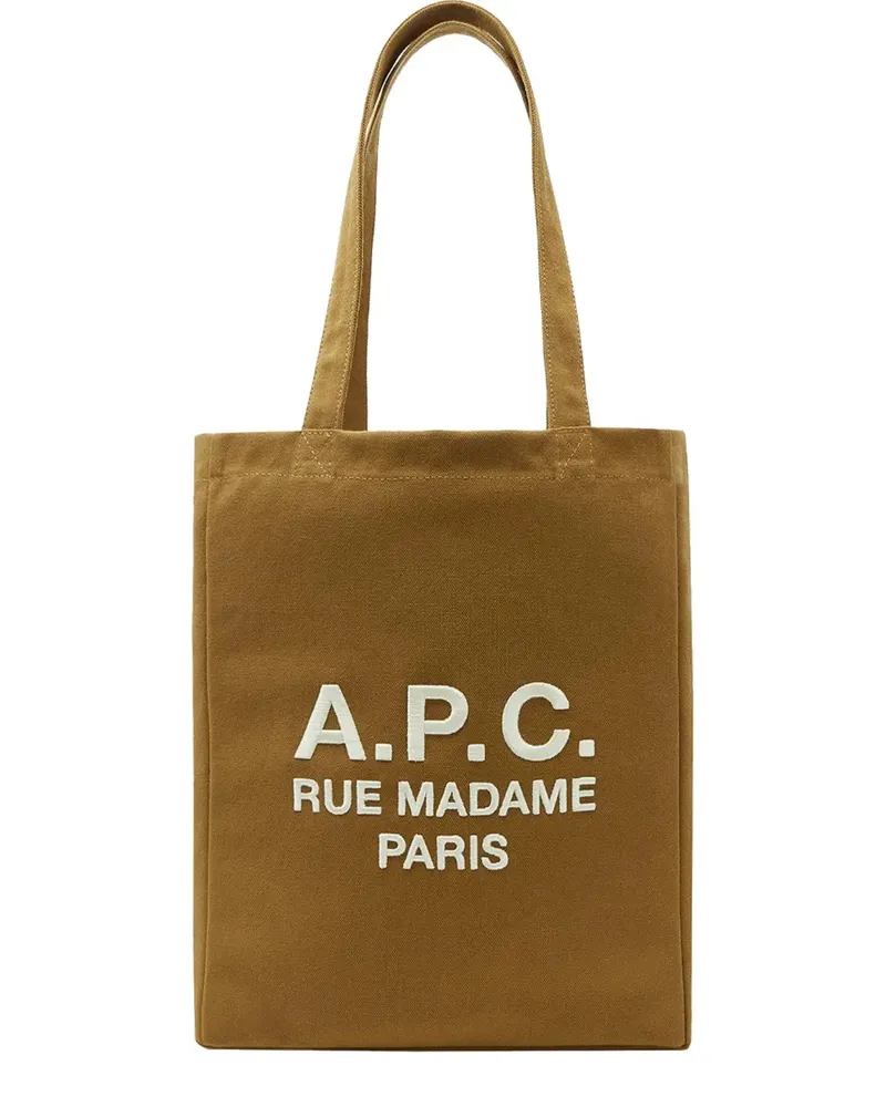 A.P.C. Lou Rue Madame Tote Bag - Braun Braun