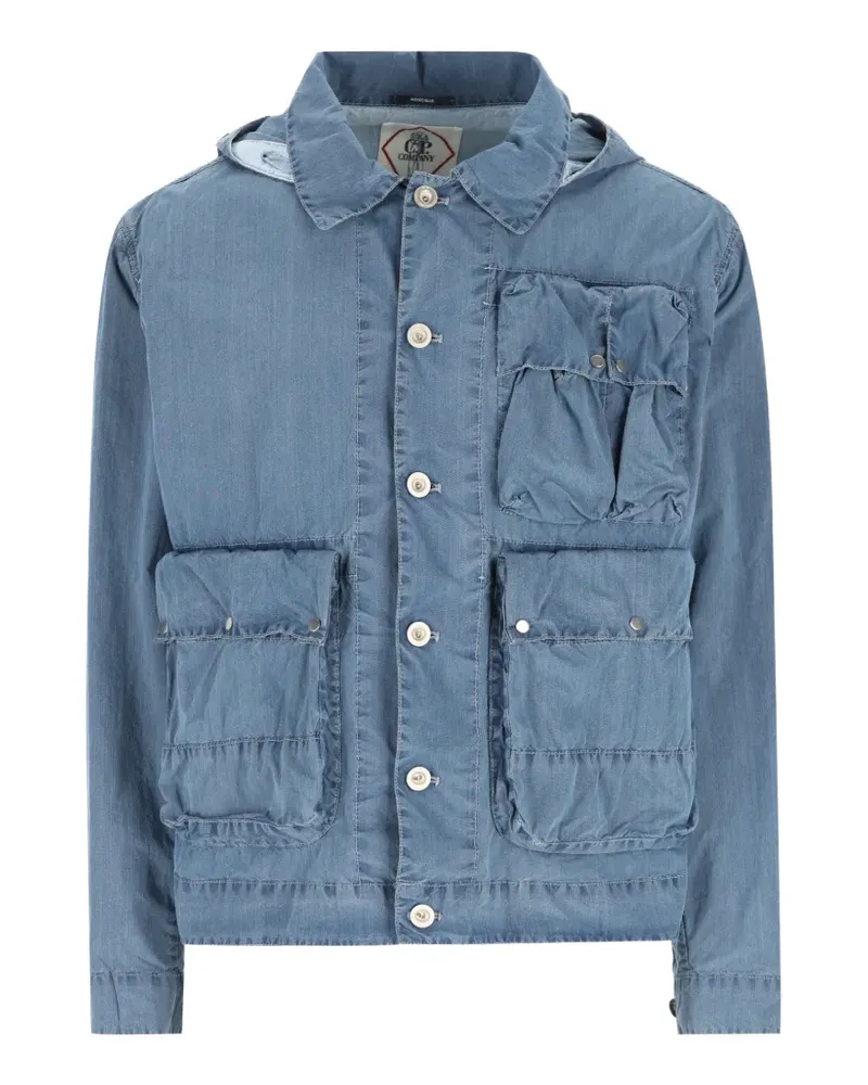 C.P. Company goggle hood jacket - Blau Blau
