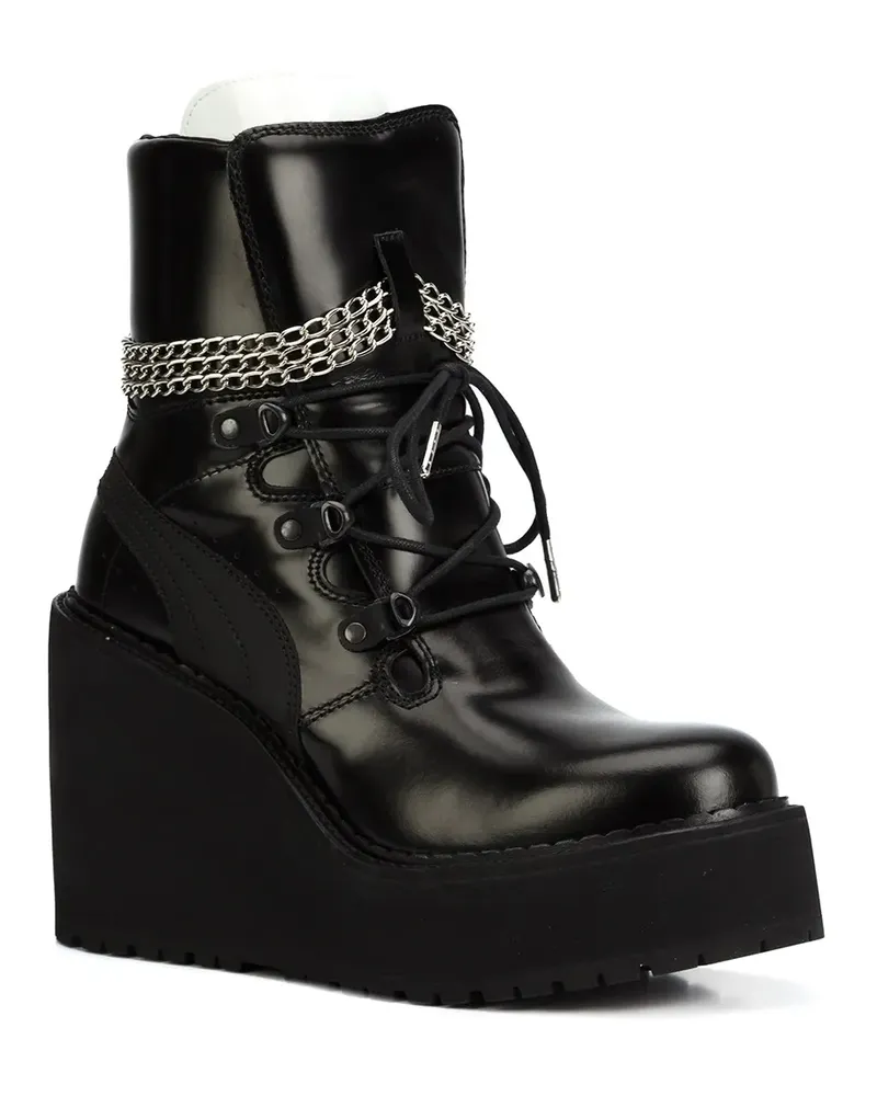 Puma Stiefel mit Keilabsatz - Schwarz Schwarz