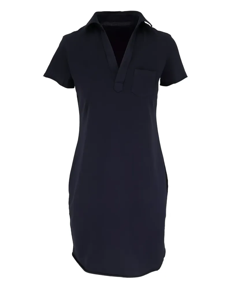 Frank & Eileen Kurzärmeliges Minikleid - Blau Blau