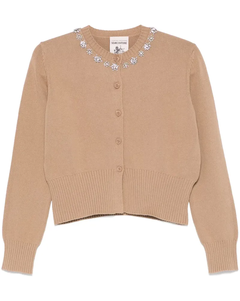 Semicouture Petra Cardigan - Nude Nude