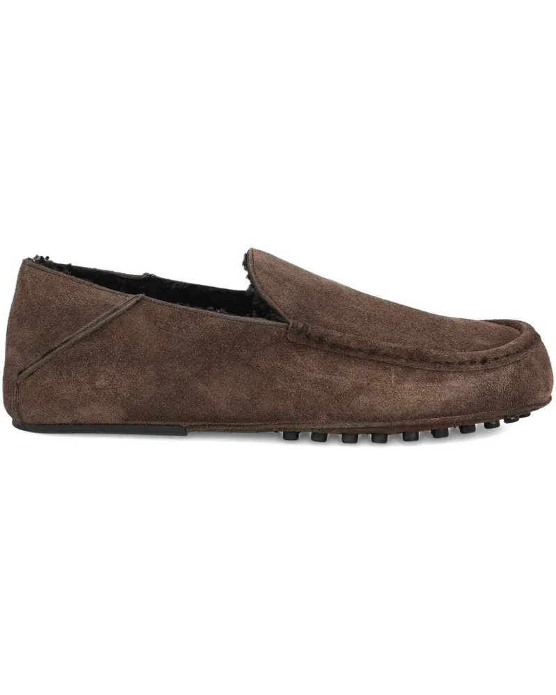 TOD'S Loafer aus Wildleder - Braun Braun