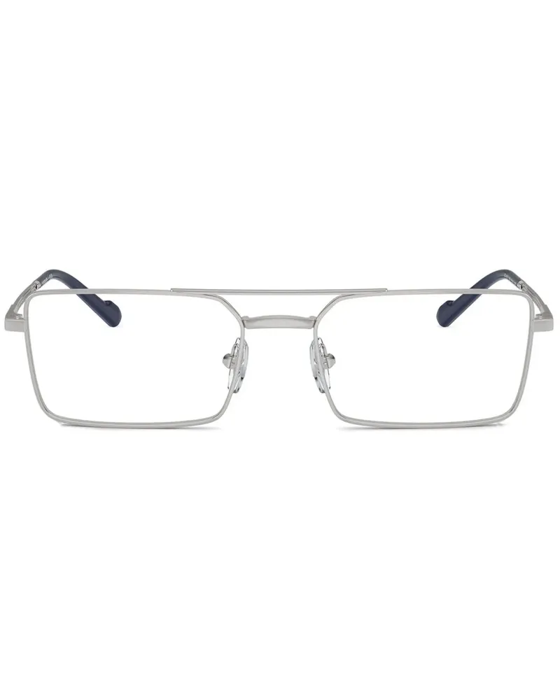 Vogue Brille mit eckigem Gestell - Silber Silber