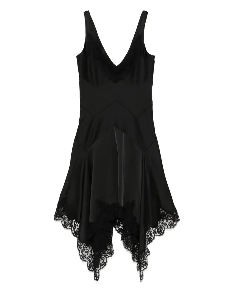 Monse Minikleid mit Schnürung - Schwarz Schwarz