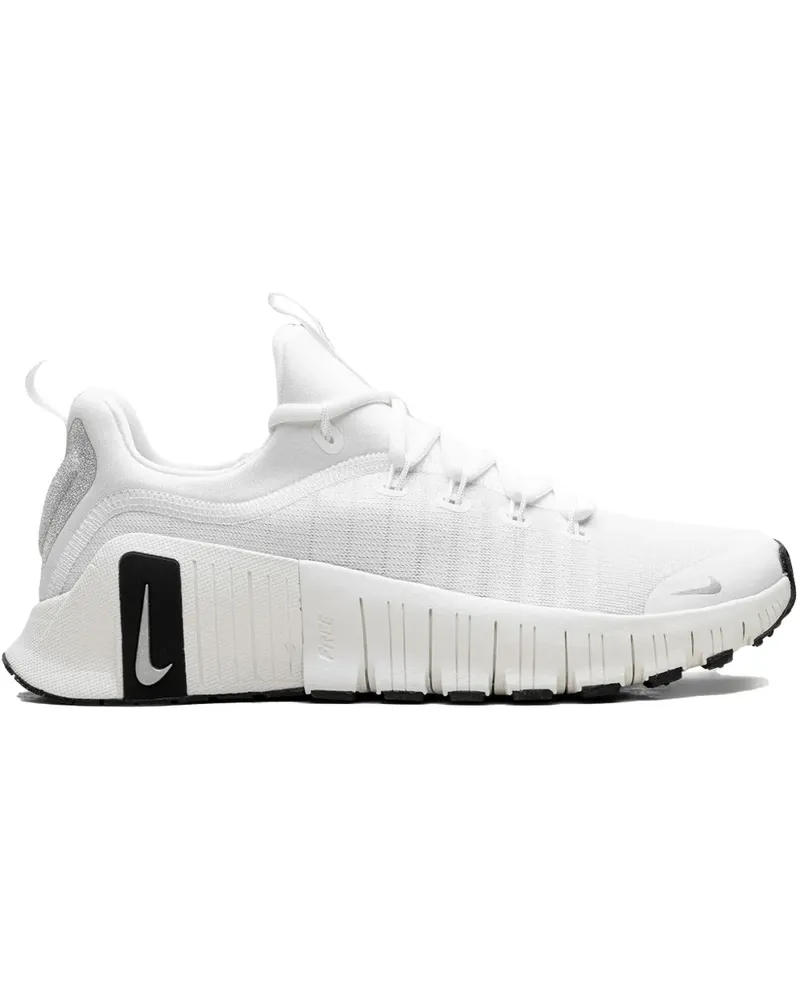 Nike Free Metcon 6 Premium Summit White Sail Black Metallic Silver Sneakers - Weiß Weiß