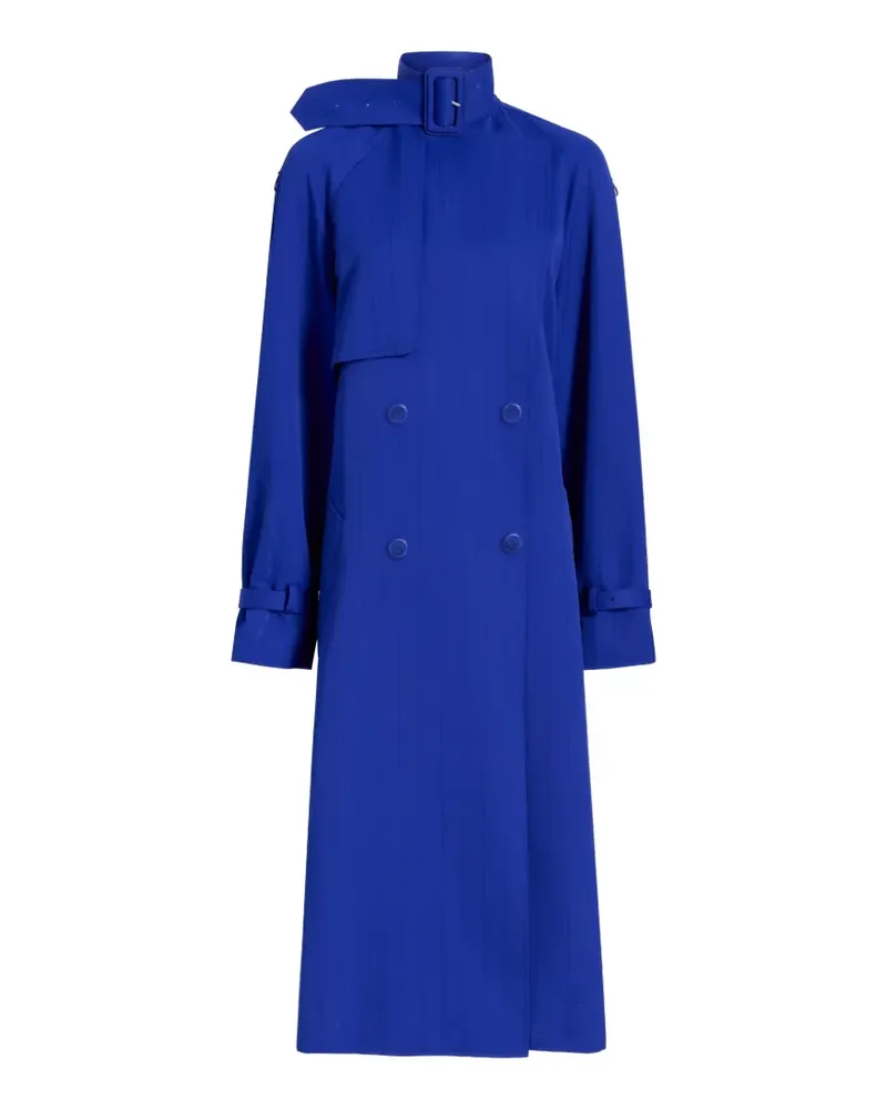 Proenza Schouler Sabina Mantel mit Gürtel - Blau Blau
