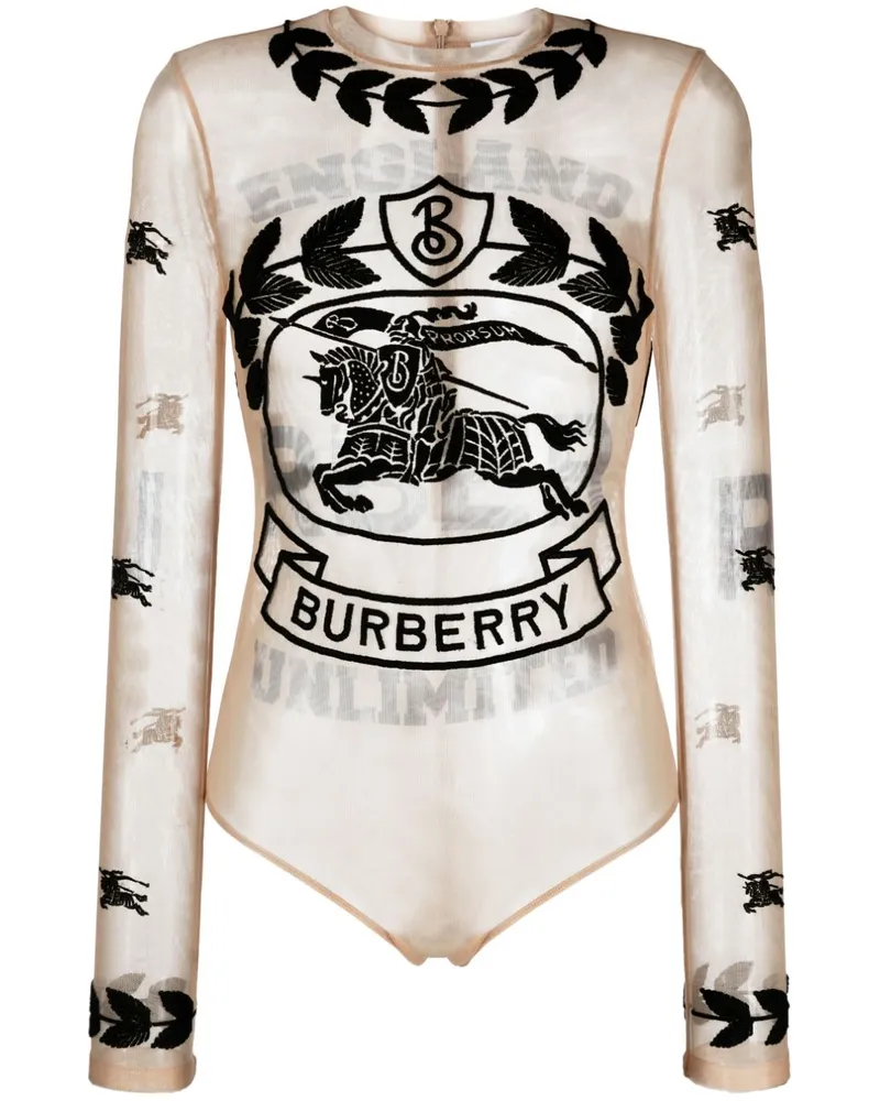 Burberry Bestickter Body - Nude Nude