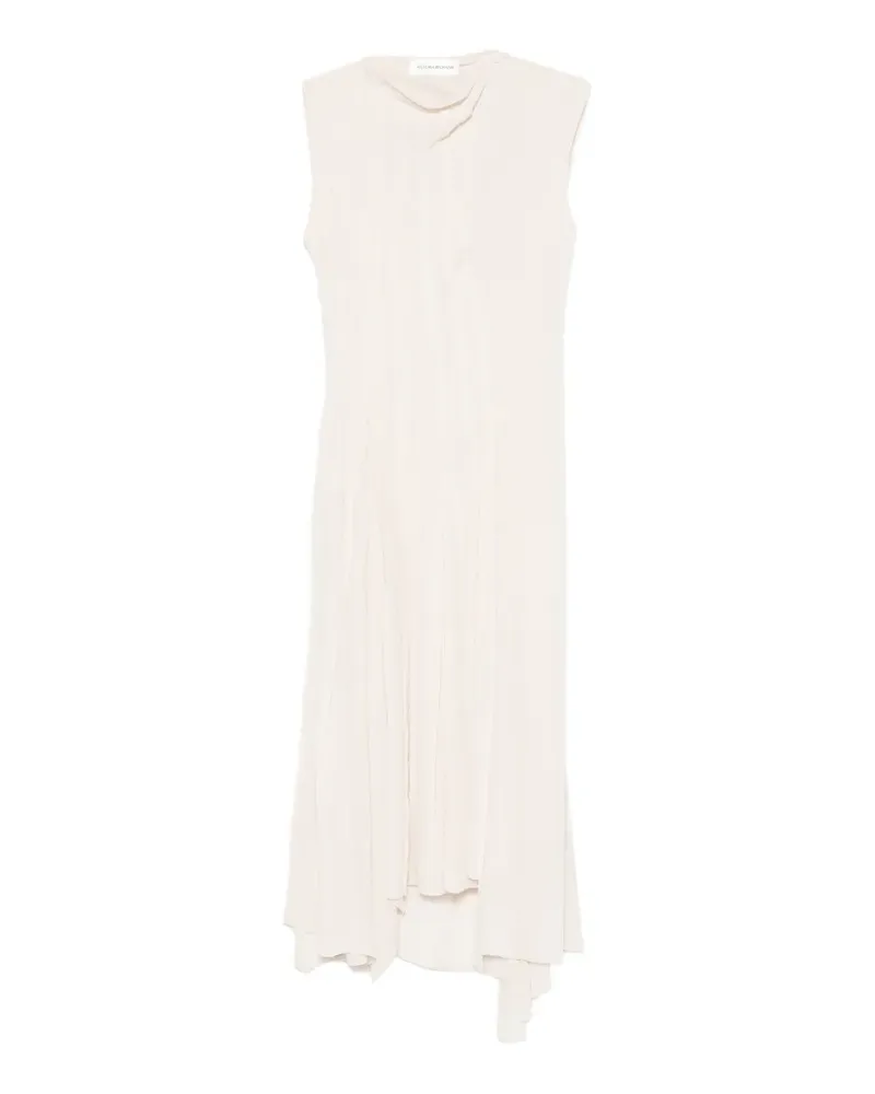 Victoria Beckham Gerogette midi dress - Nude Nude