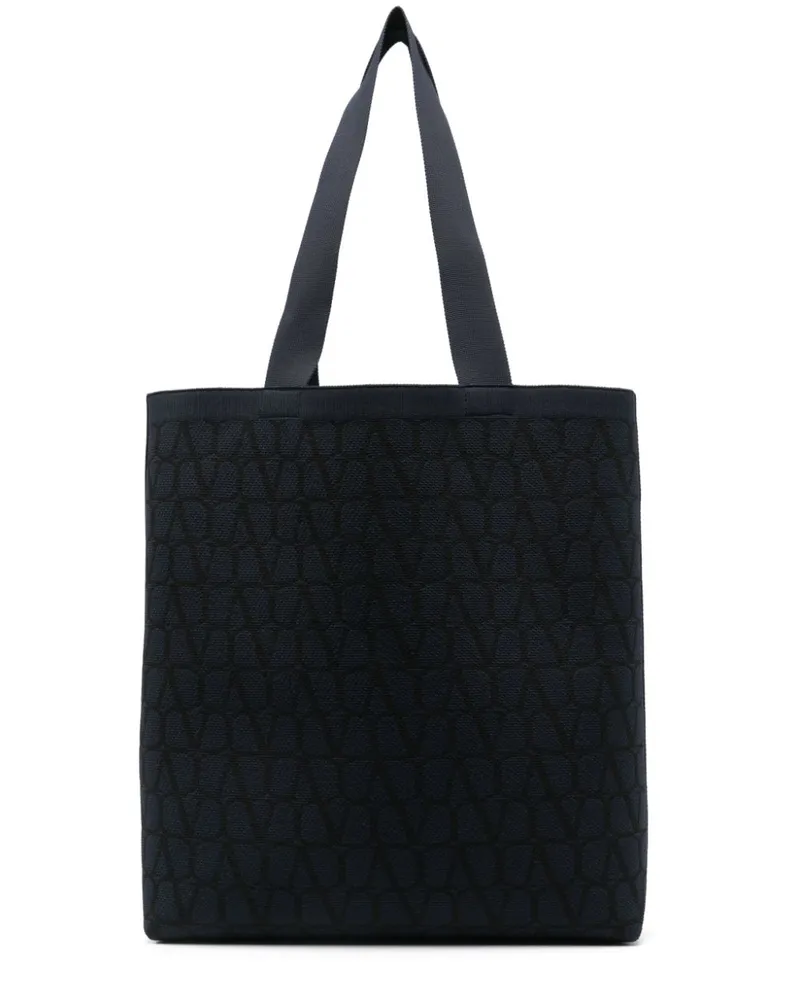 Valentino Garavani Tote Bag mit Toile Iconographe-Print Blau