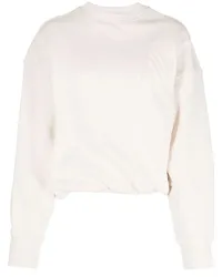 ATTICO Sweatshirt mit Logo-Stickerei Nude