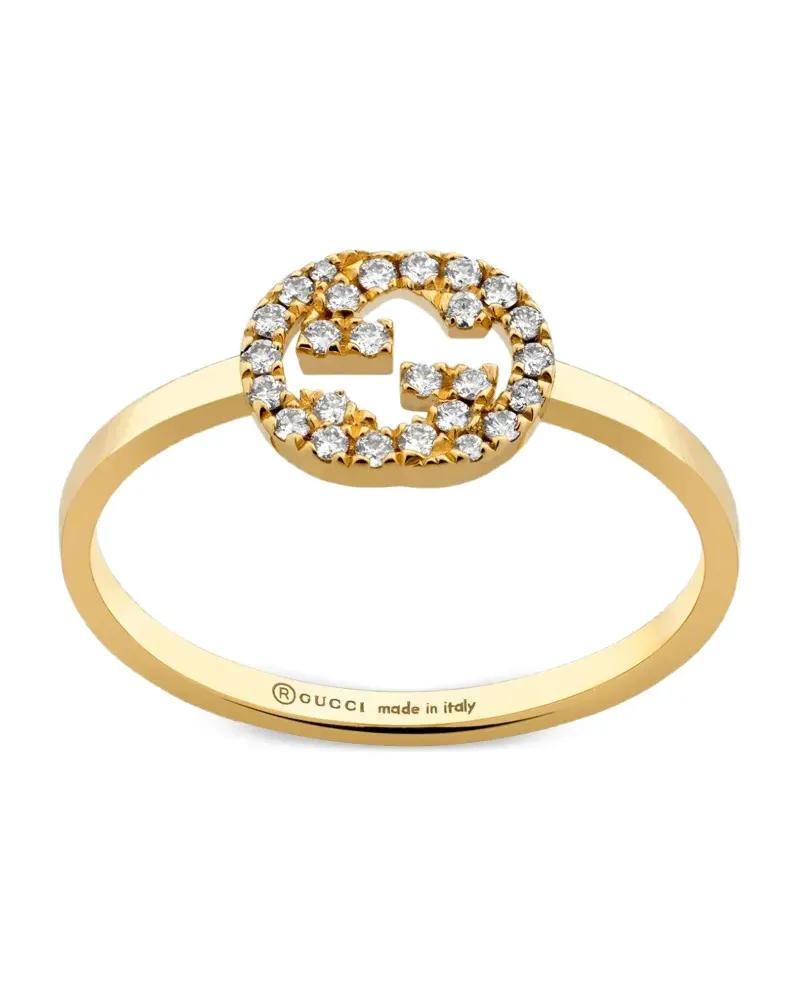 Gucci Interlocking Ring - Gold Gold