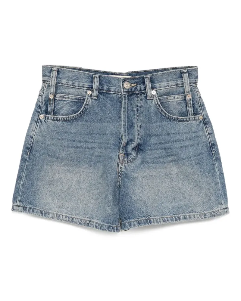 Free People Now or Never Jeans-Shorts - Blau Blau