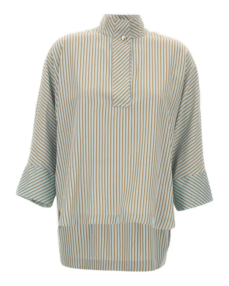 Elena Mirò Gestreifte Bluse - Braun Braun