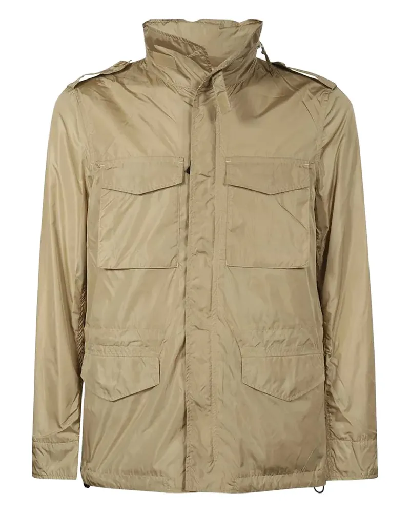 ASPESI multi-pocket nylon jacket - Nude Nude