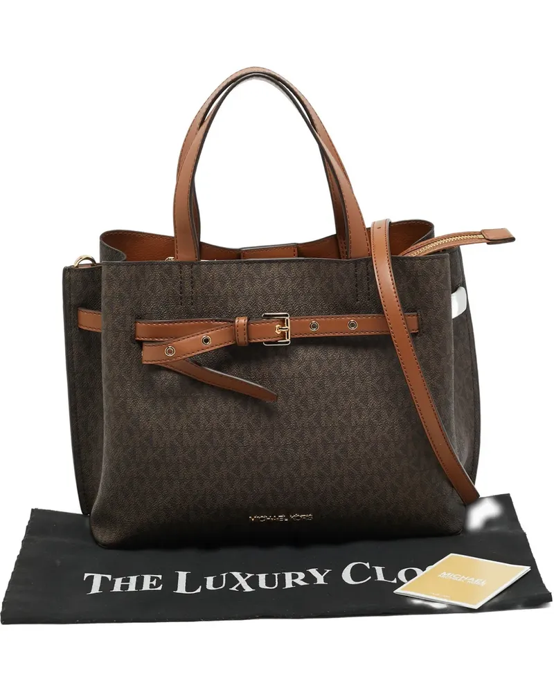 Michael Kors Emilia monogram tote bag - Braun Braun