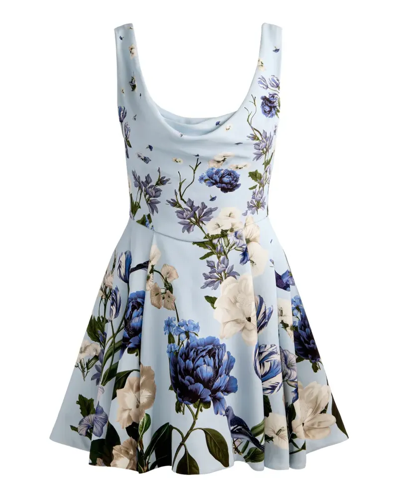 Alice + Olivia Estrella mini dress - Blau Blau