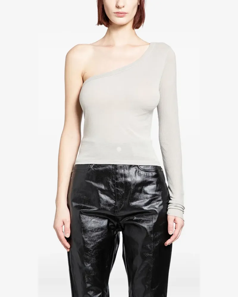 Rick Owens Concordians Ziggy one-shoulder top - Grau Grau