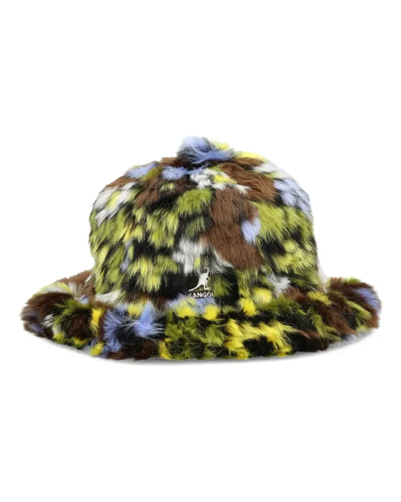 Kangol Fischerhut mit Blumen-Print - Grün Grün