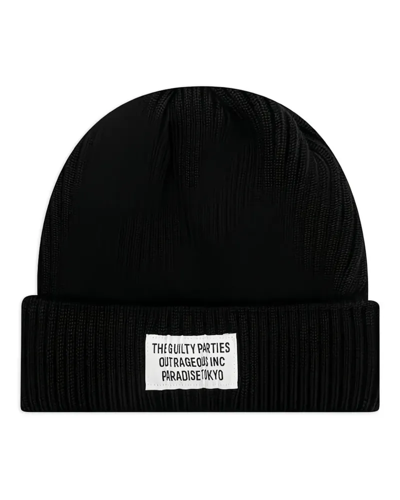 Wacko Maria Type-1 Beanie - Schwarz Schwarz