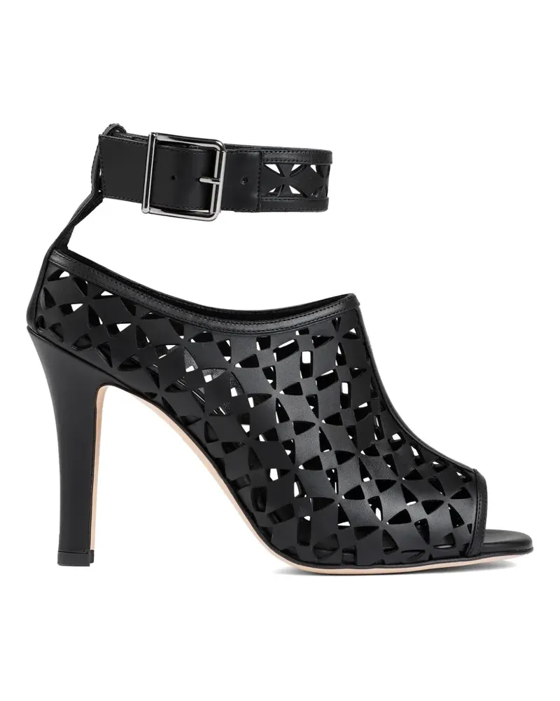 Manolo Blahnik Tingah laser-cut sandals - Schwarz Schwarz
