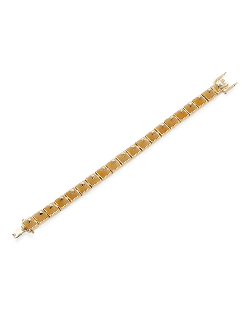 Eddie Borgo Sugarloaf Pyramid Armband mit Aragonit - Gold Gold