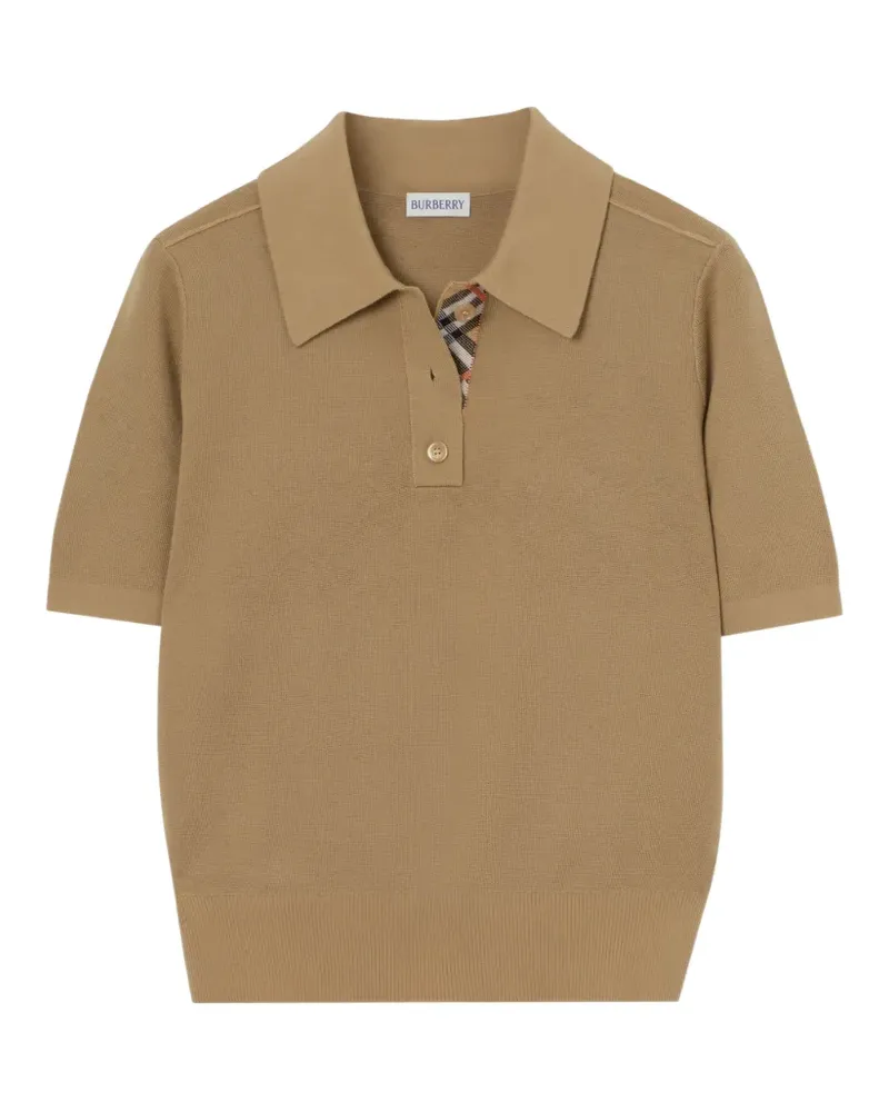 Burberry Klassisches Poloshirt - Nude Nude