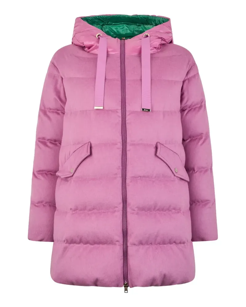 Herno hooded padded jacket - Rosa Rosa