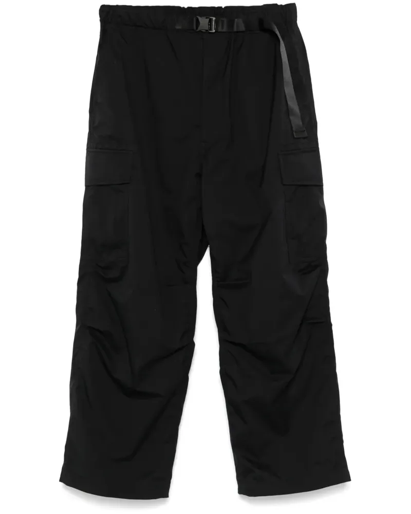 Comme des Garçons Hose mit Gürtel - Schwarz Schwarz