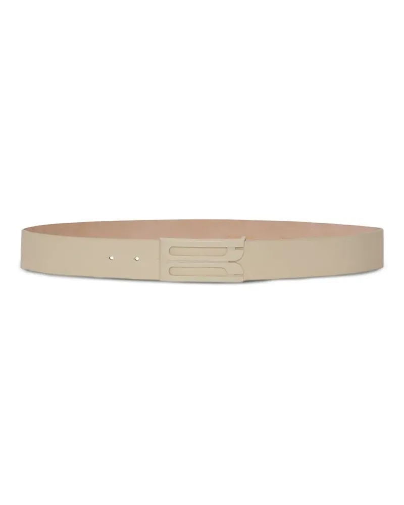 Victoria Beckham Jumbo Frame Ledergürtel - Nude Nude