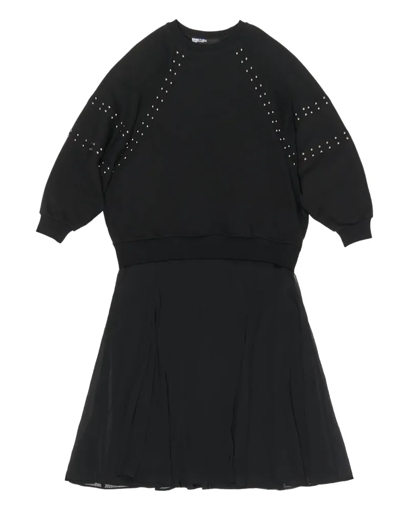 BIMBA Y LOLA Kleid mit Nieten - Schwarz Schwarz